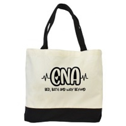 CNA Bed Bath and way Beyond Canvas Bag Black 92227